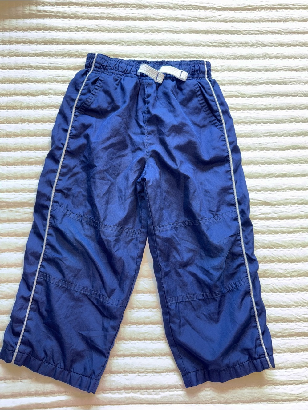 healthtex Navy Blue Kids Pajama Pants with White Trim